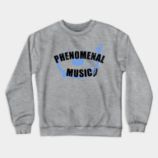 Phenomenal Music DJ Disc Jockey Turntable Crewneck Sweatshirt